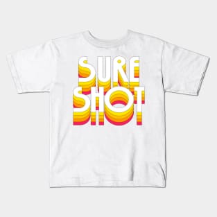 Sure Shot // Old School Hip Hop Fan Kids T-Shirt